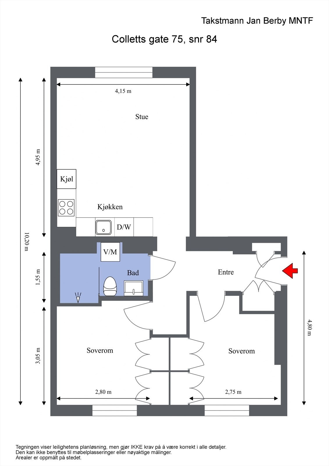 Plantegning Galleribilde