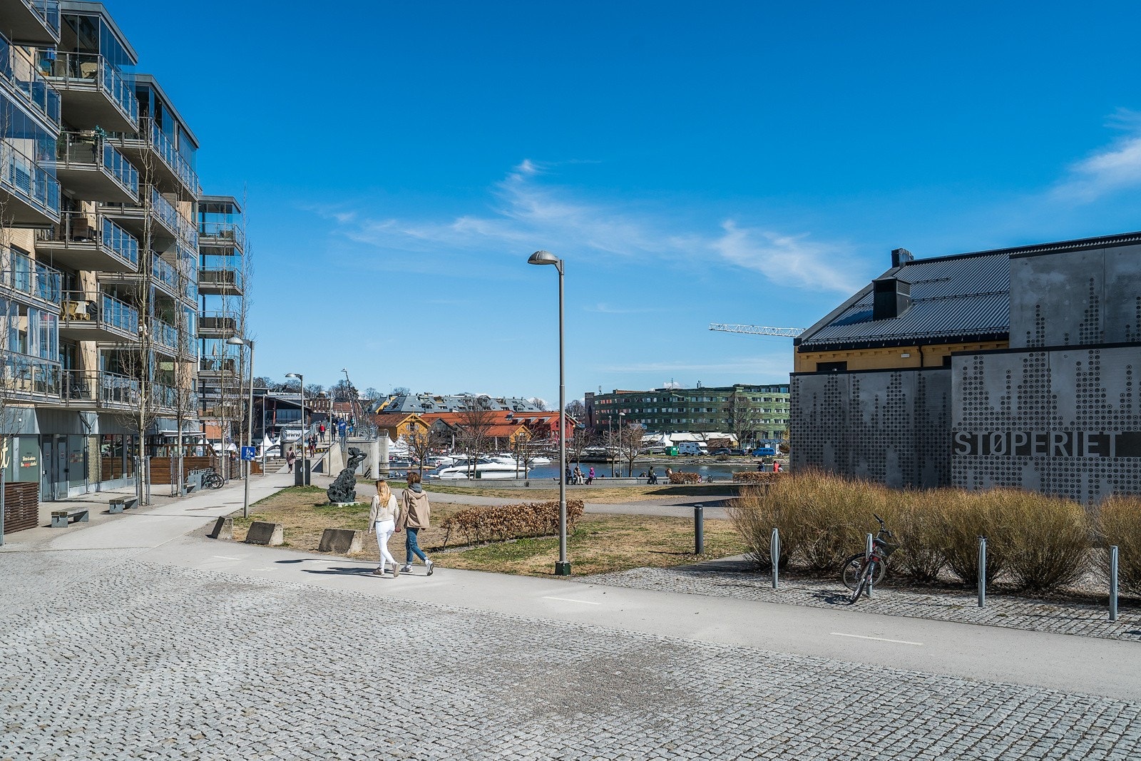 Gangbro fra Kaldens til Tønsberg brygge/sentrum Galleribilde