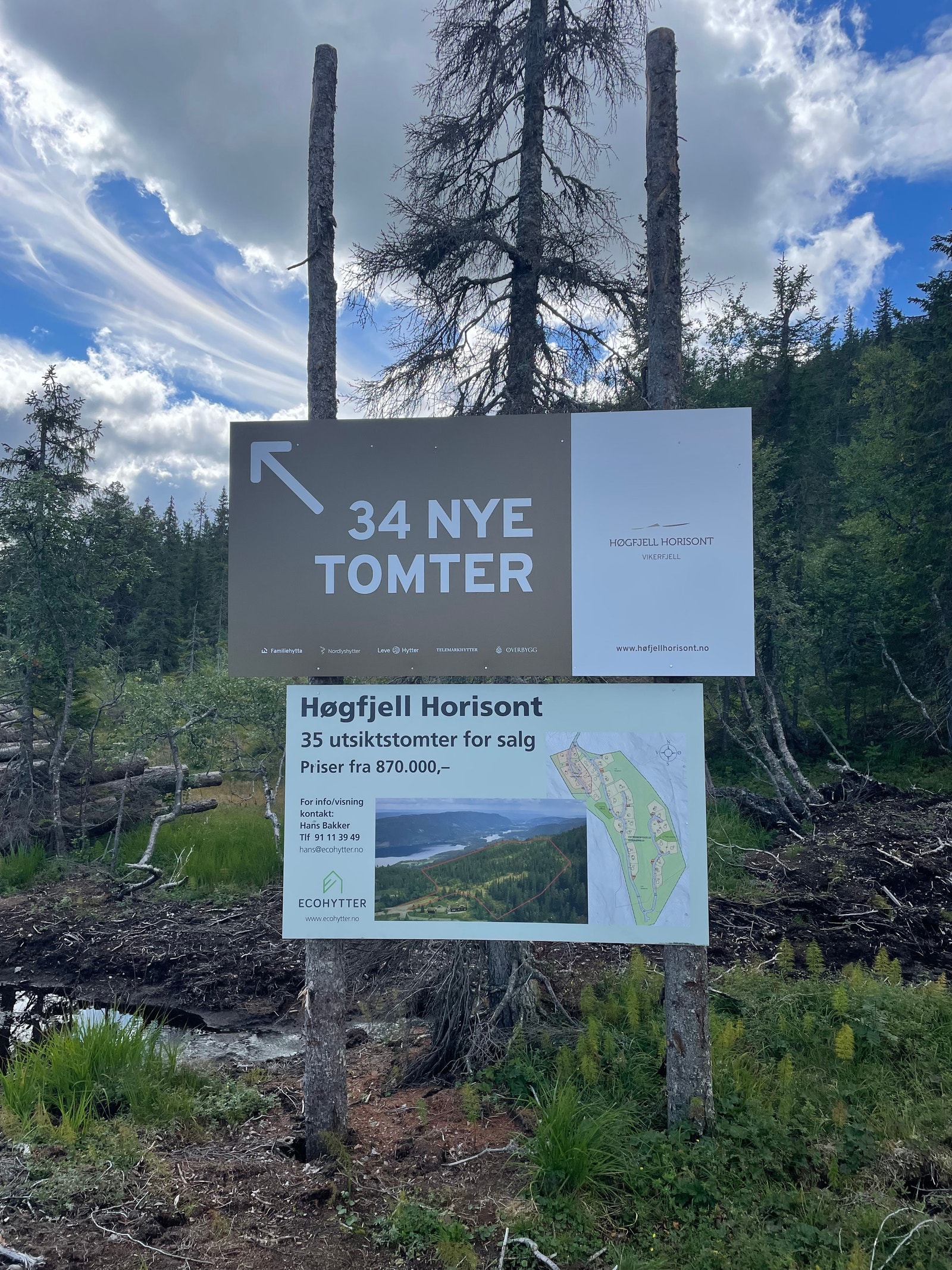 Ta kontakt for tomtevisning Galleribilde