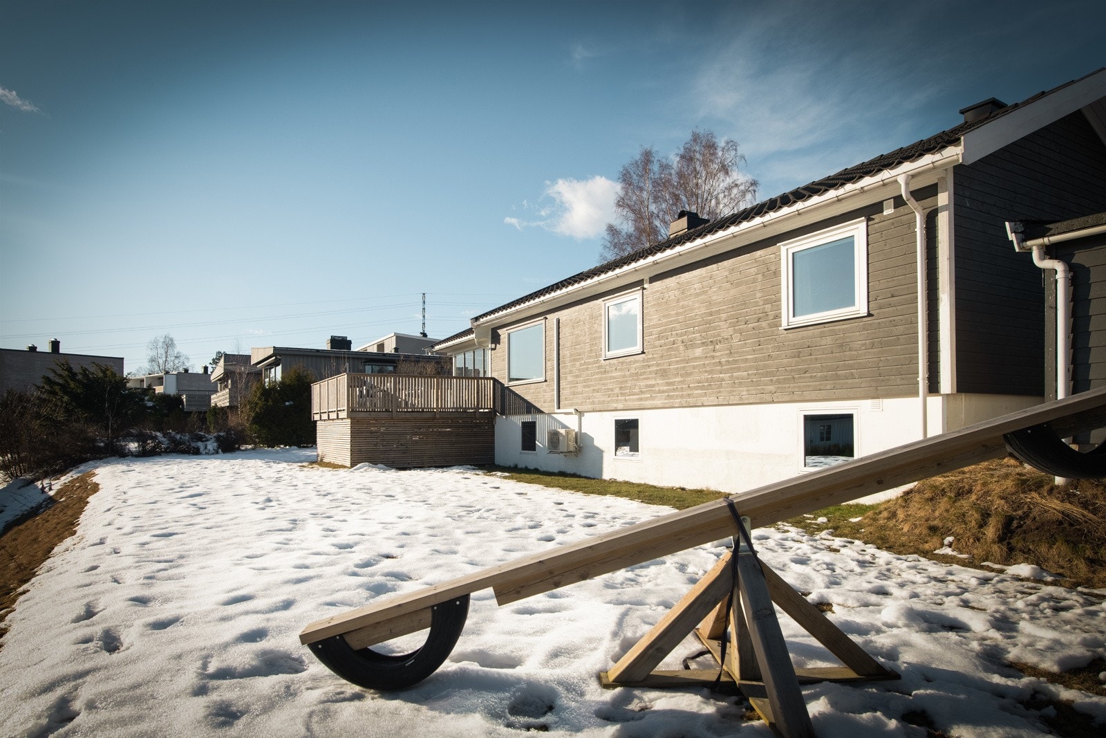 Barnevennlig gressplen mot syd! Galleribilde