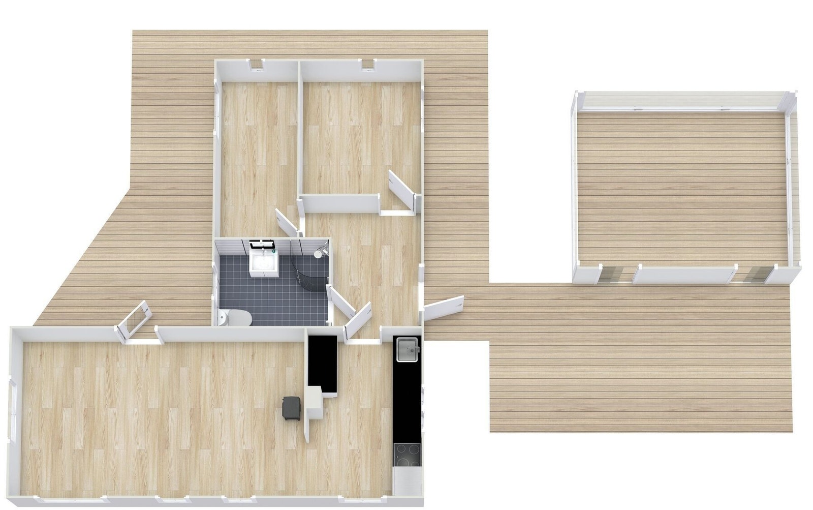Plantegning 3D Galleribilde