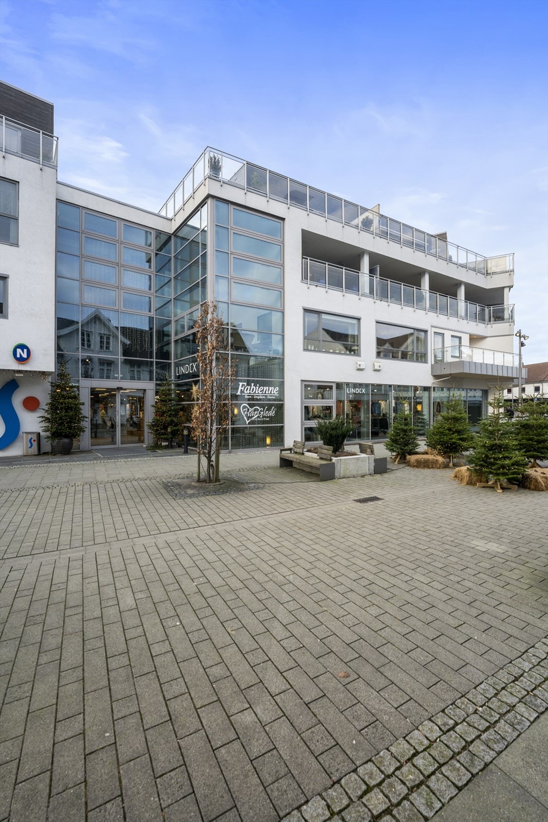 Her har du det meste innenfor gåavstand Galleribilde