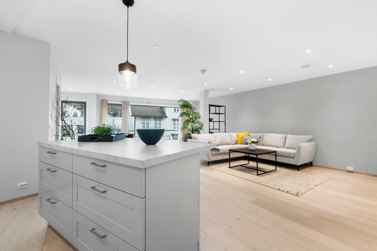 Fra kjøkken mot stue Galleribilde