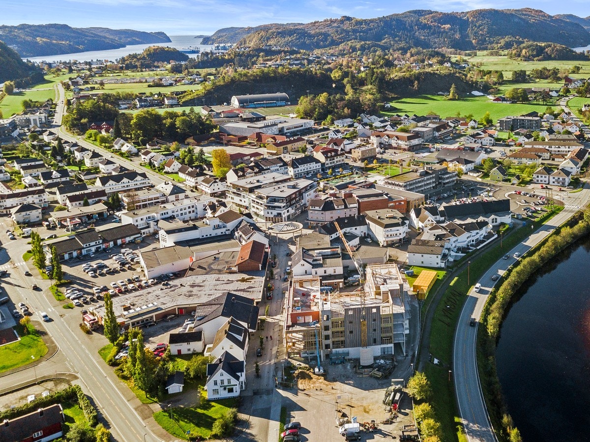 Dronefoto Galleribilde