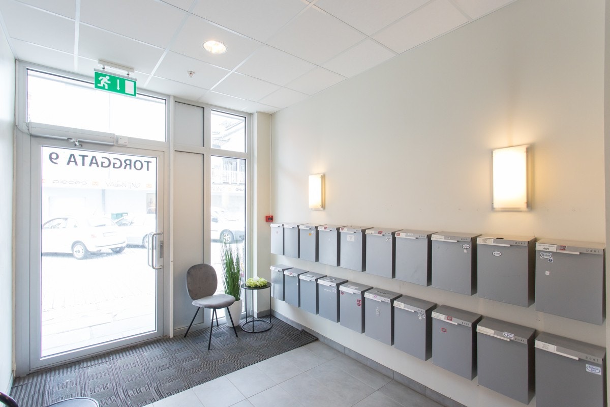 Inngang til bygget Galleribilde
