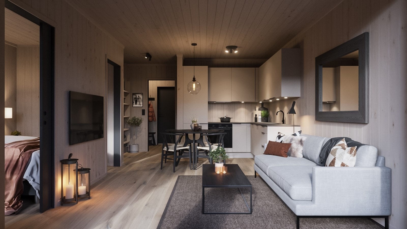 Generell illustrasjon. (Løsning avviker fra leiligheten) Galleribilde