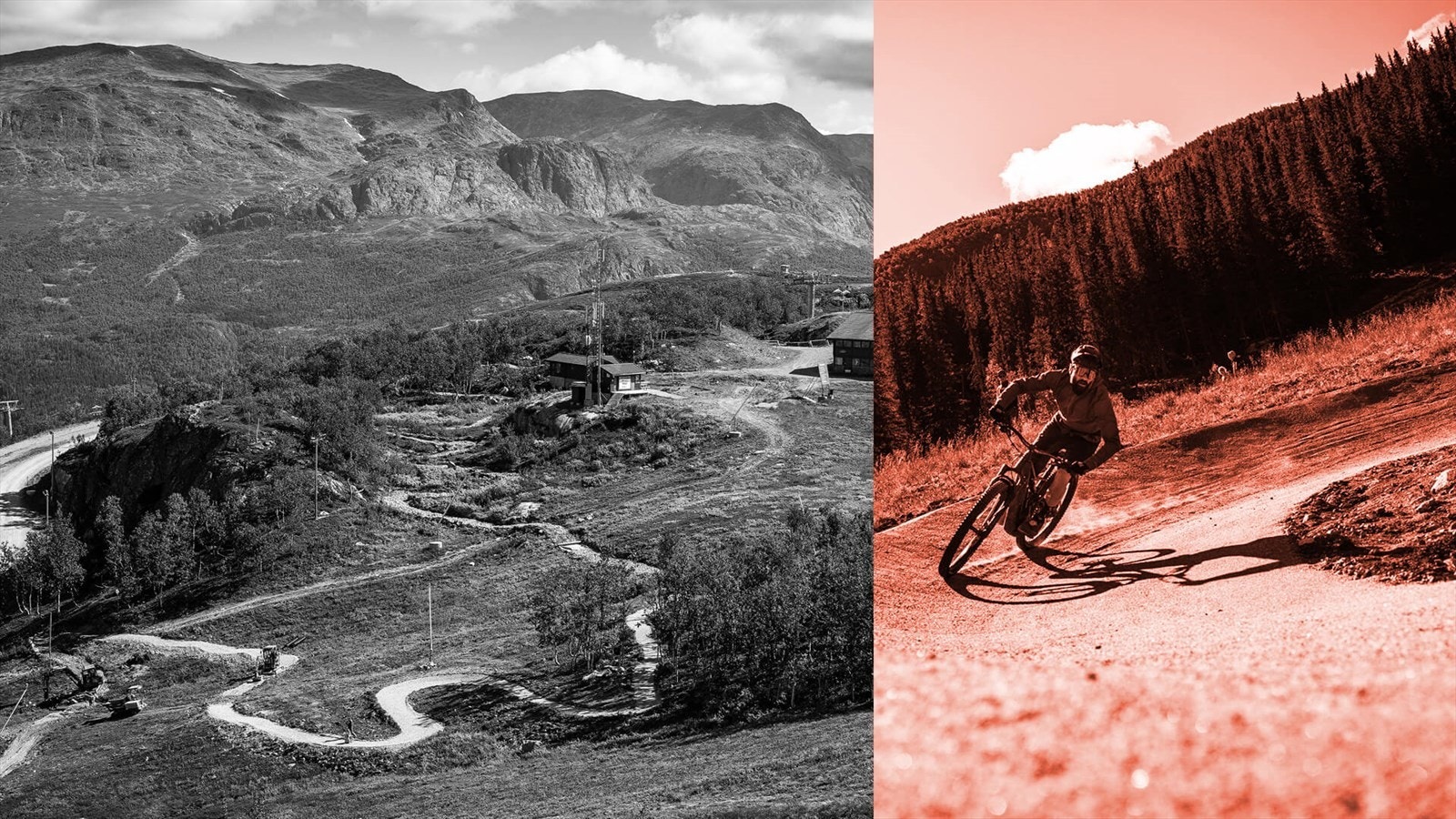 Sommer som vinter er opplevelsesmenyen komplett. I 2020 er det etablert ca 8 km med ny flytsti i Hemsedal skisenter. Denne gir både store og små en utfordring på to hjul. Flytstiene ender i direkte nærhet av Fjellandsbyen. Galleribilde