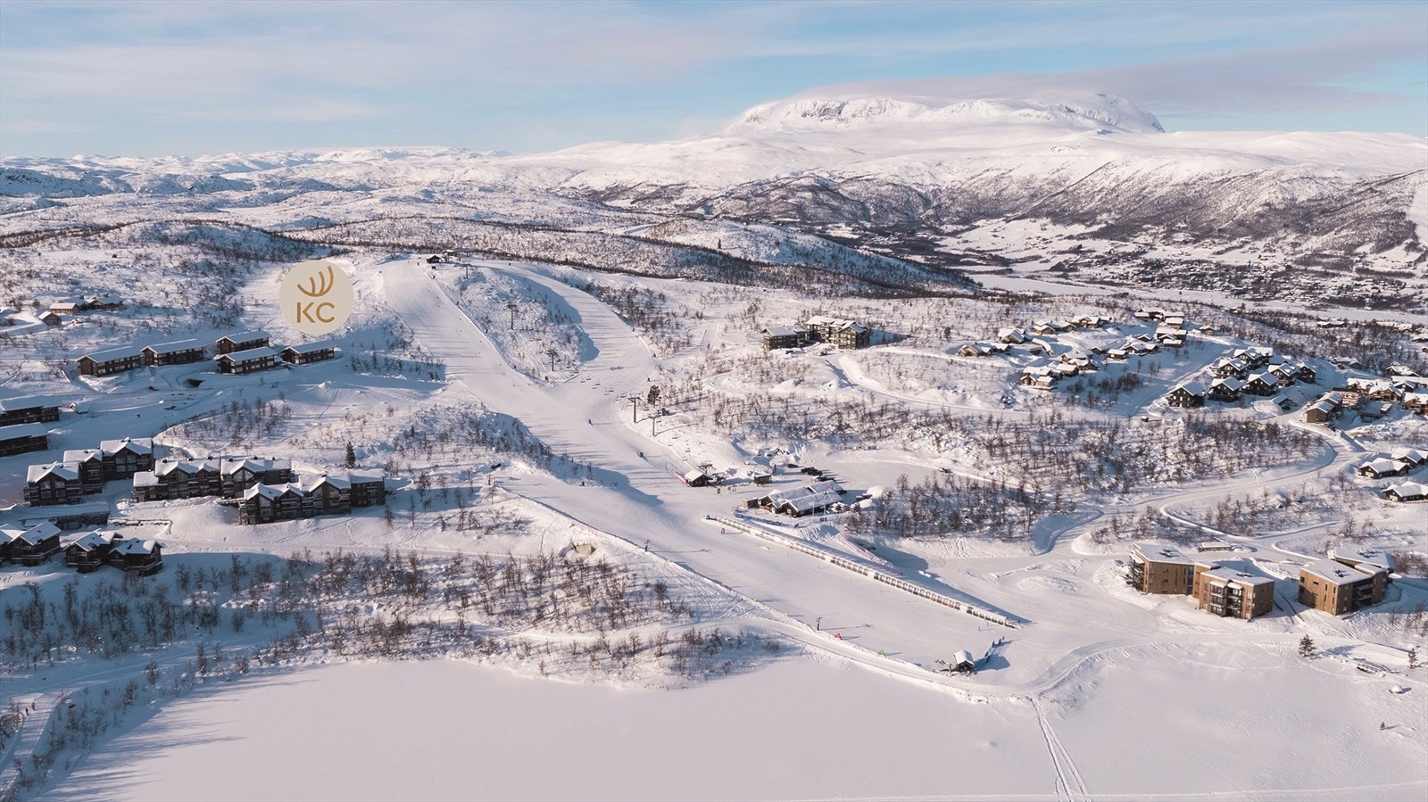 Se Kikut Chalet markert i bildet. Galleribilde