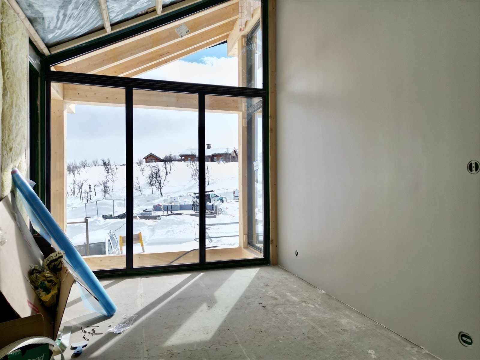 Mastersoverom under bygging. Galleribilde