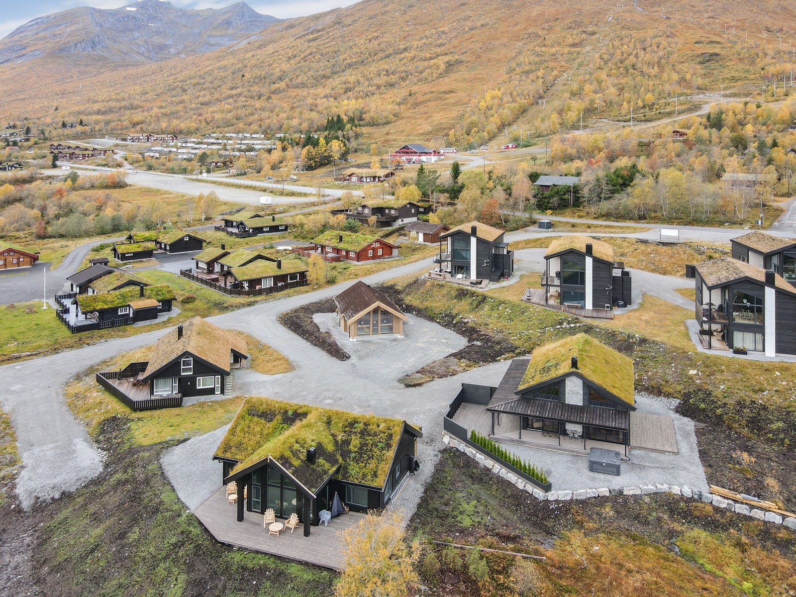 Det er også kort gangavstand til skianlegget på Fjellsætra Galleribilde