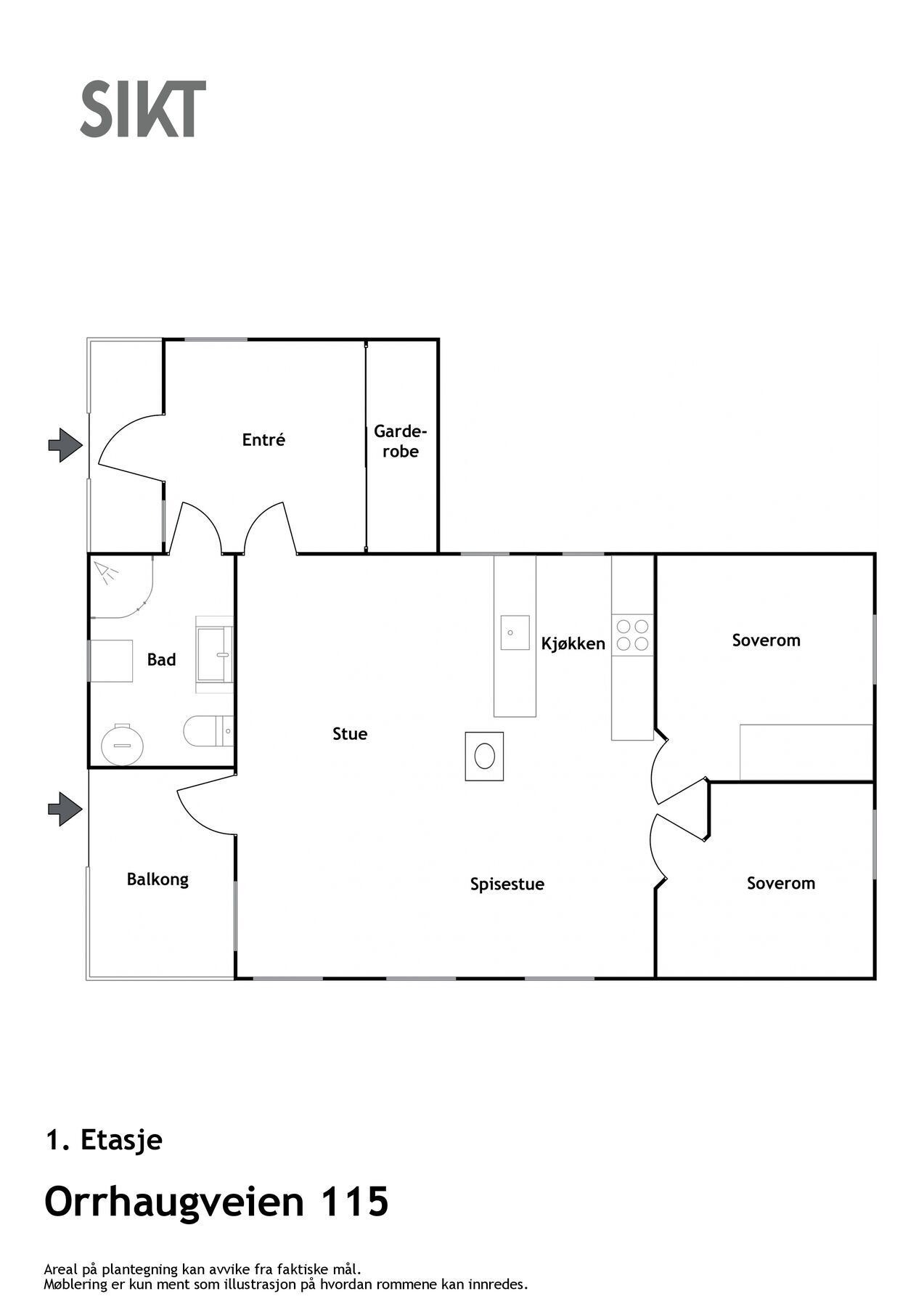 Floorplan letterhead - Orrhaugveien 115 - 1 Galleribilde