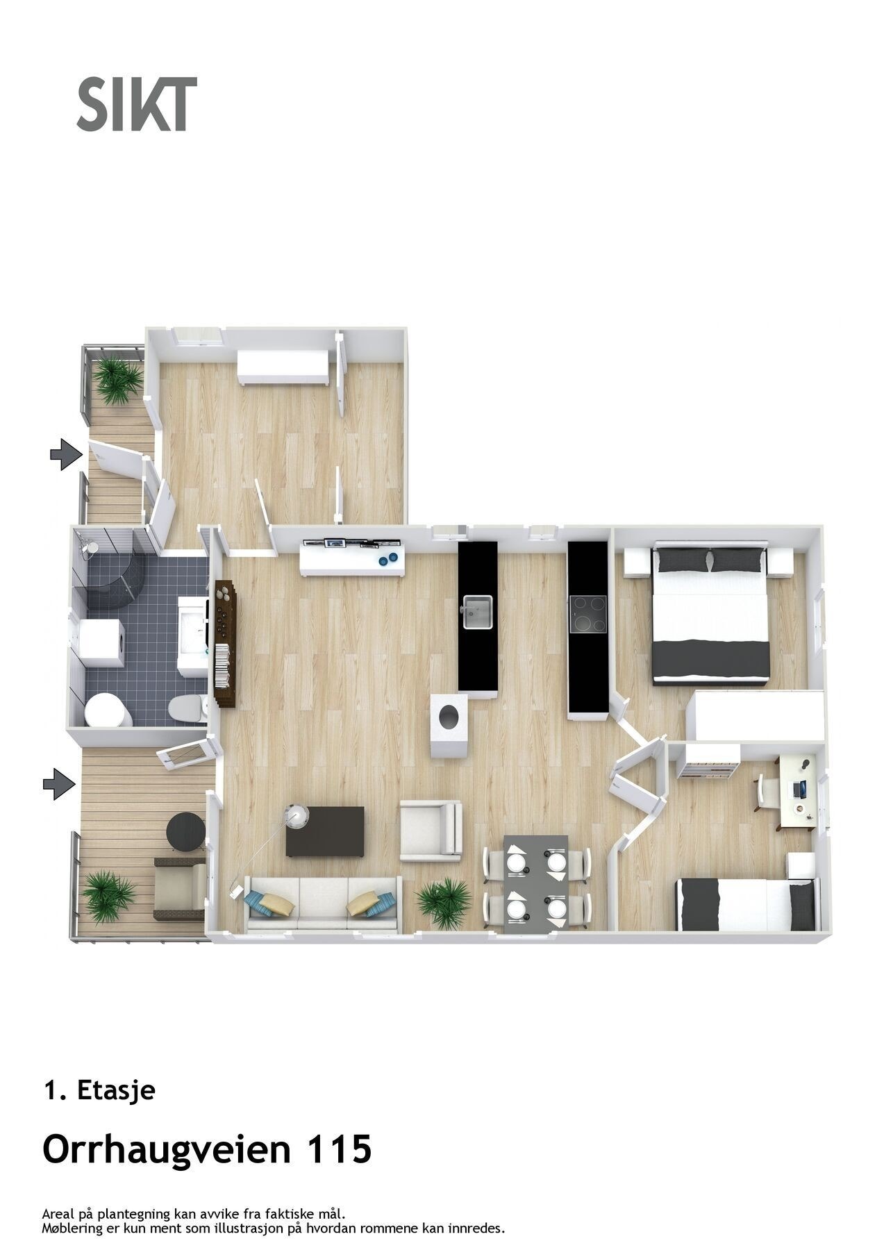 Floorplan letterhead - Orrhaugveien 115 - 1 Galleribilde