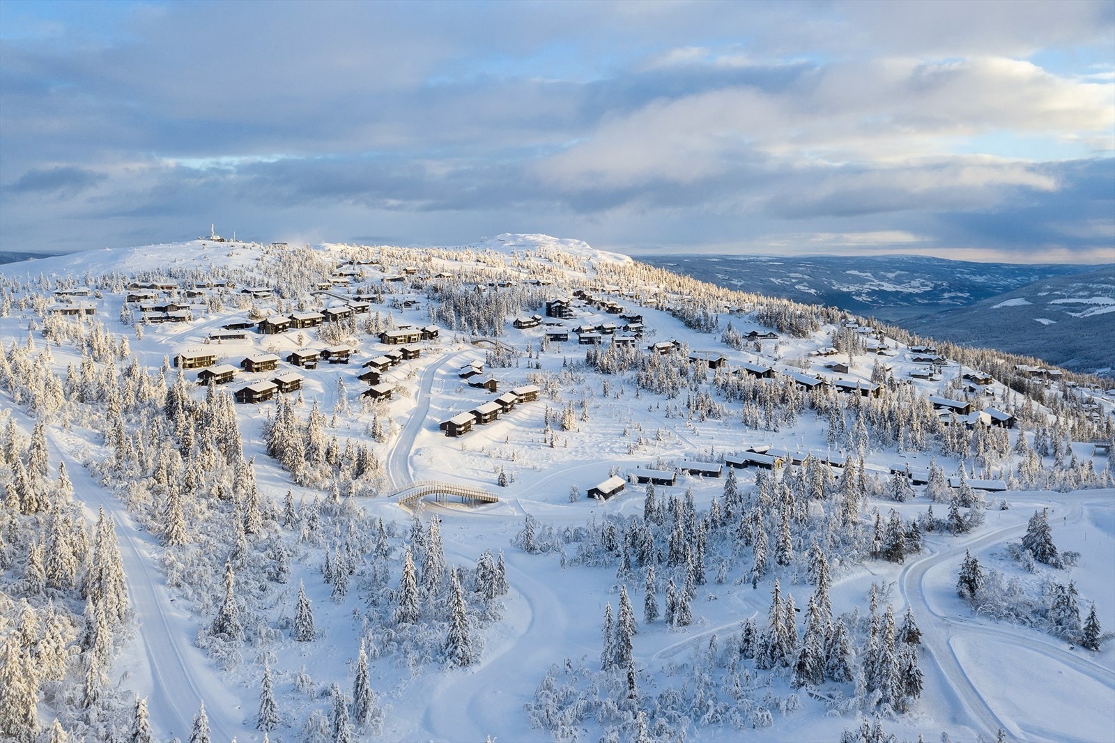 Nytt tomtefelt på Kvitfjelltoppen - H7, består av totalt 25 tomter. Galleribilde