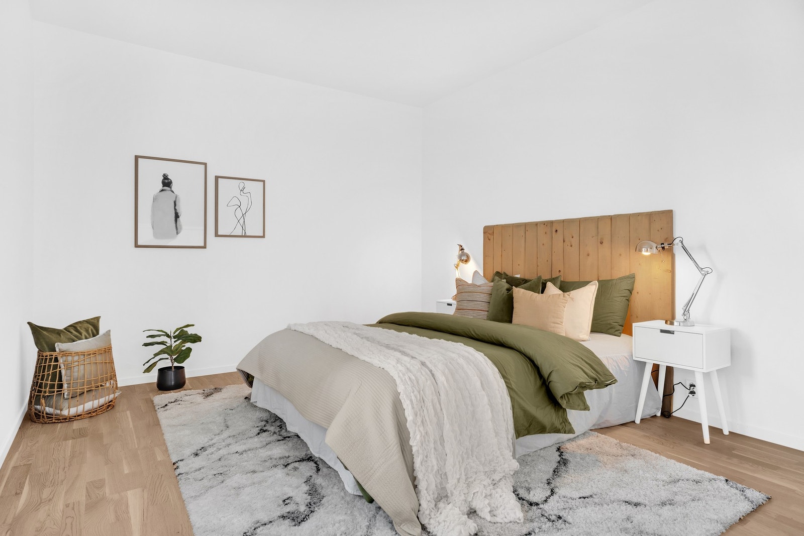 Største soverommet har god plass til stor seng og garderobe. Galleribilde