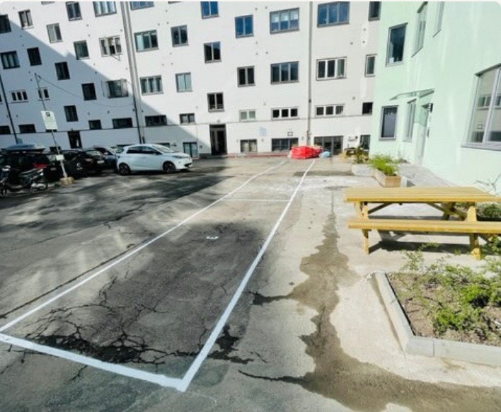 Oppmerket p-plass Galleribilde