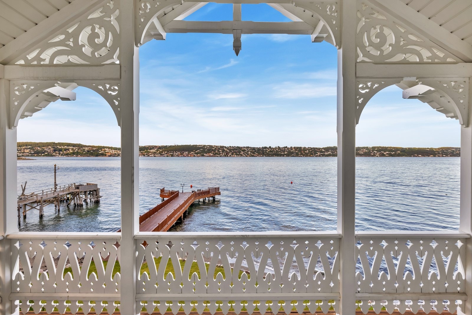 Utsikt fra verandaen i 2.etasje Galleribilde