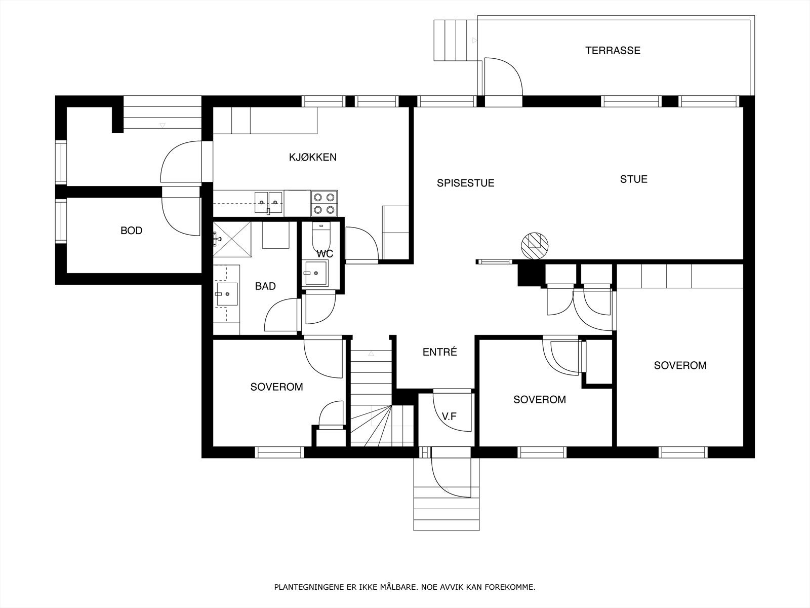 Plantegning 1.etasje. Galleribilde