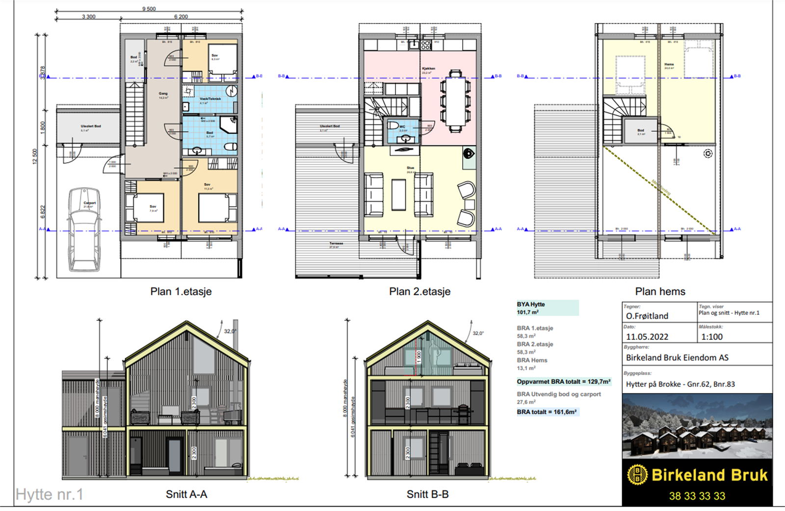 HYTTE TYPE 1 Galleribilde