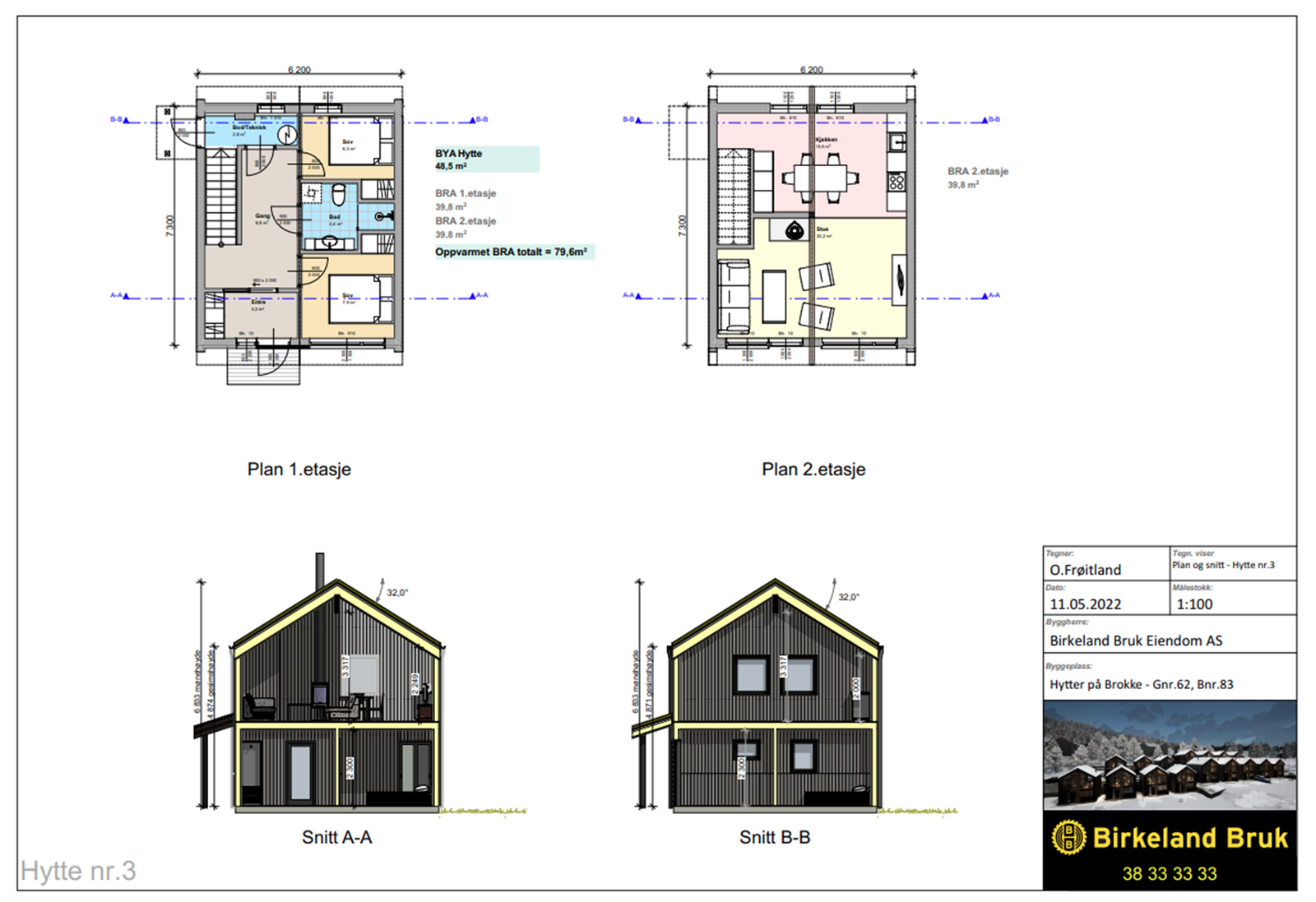 HYTTETYPE 3 Galleribilde