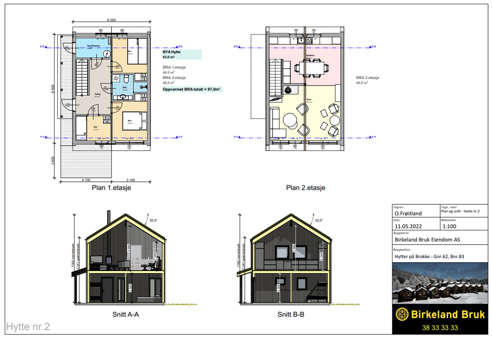 HYTTETYPE 2 Galleribilde