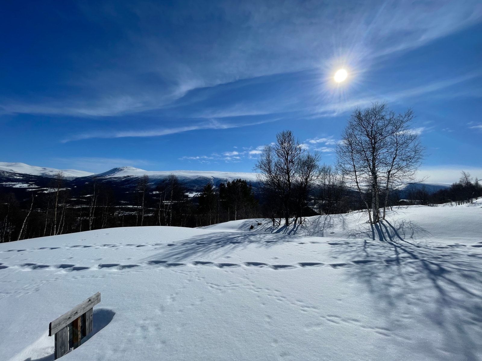 I sør kan man se Dindalen. Galleribilde