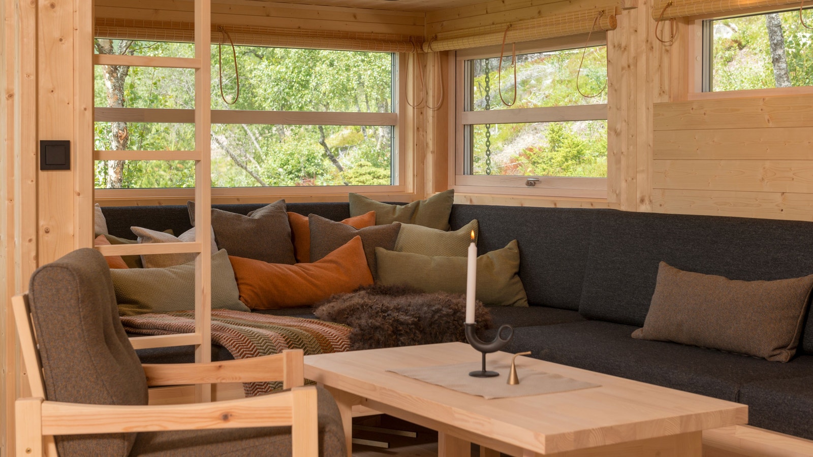 Eksempel interiør, stue og dagseng Galleribilde