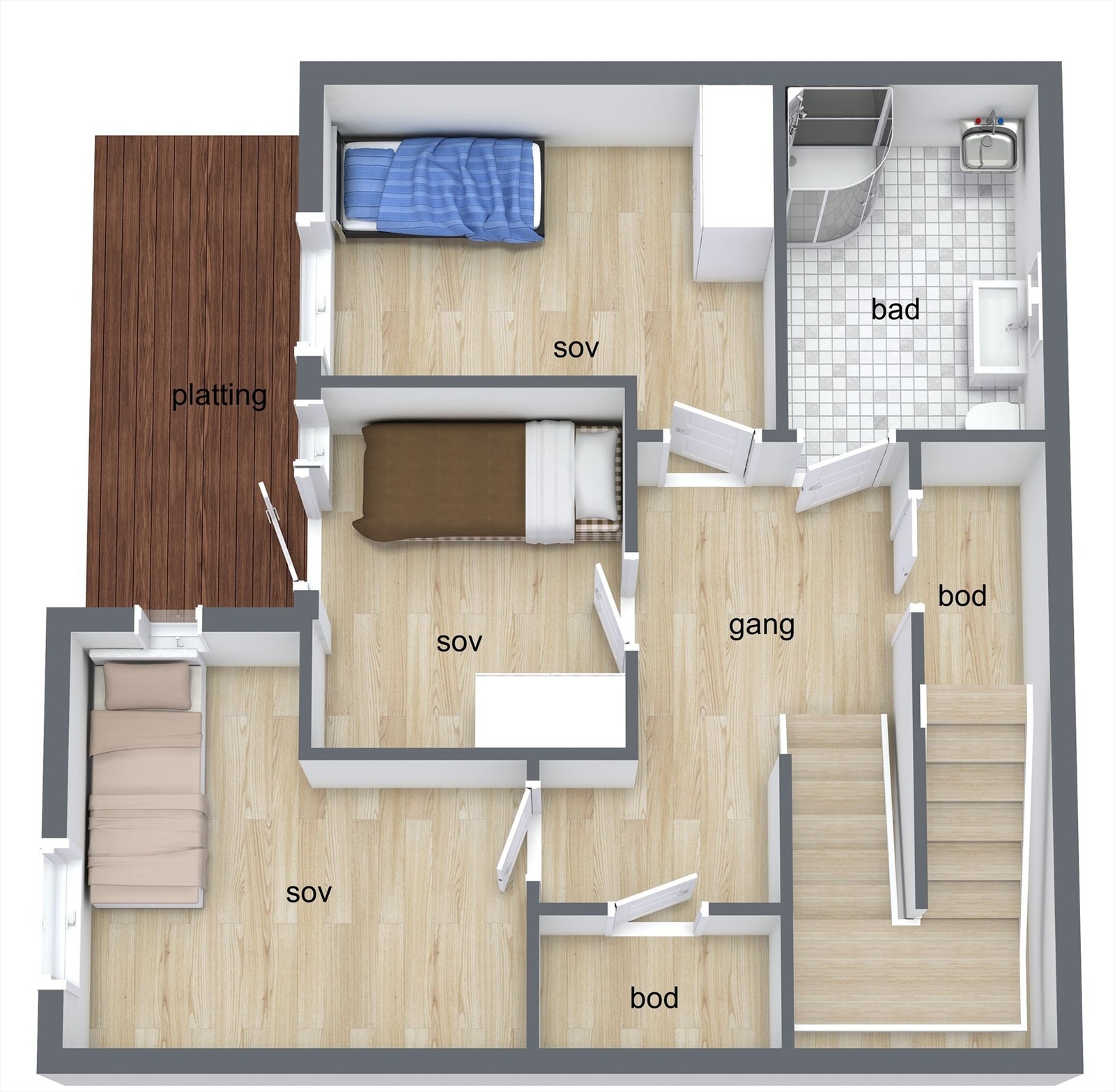 Underetasje. Galleribilde