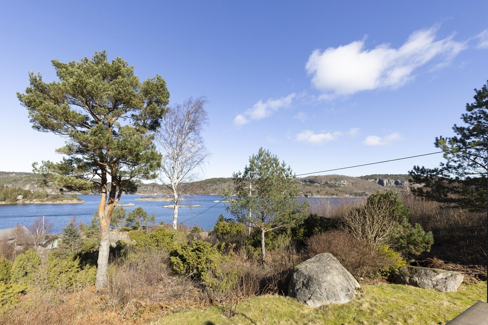 Fin utsikt fra eiendommen Galleribilde