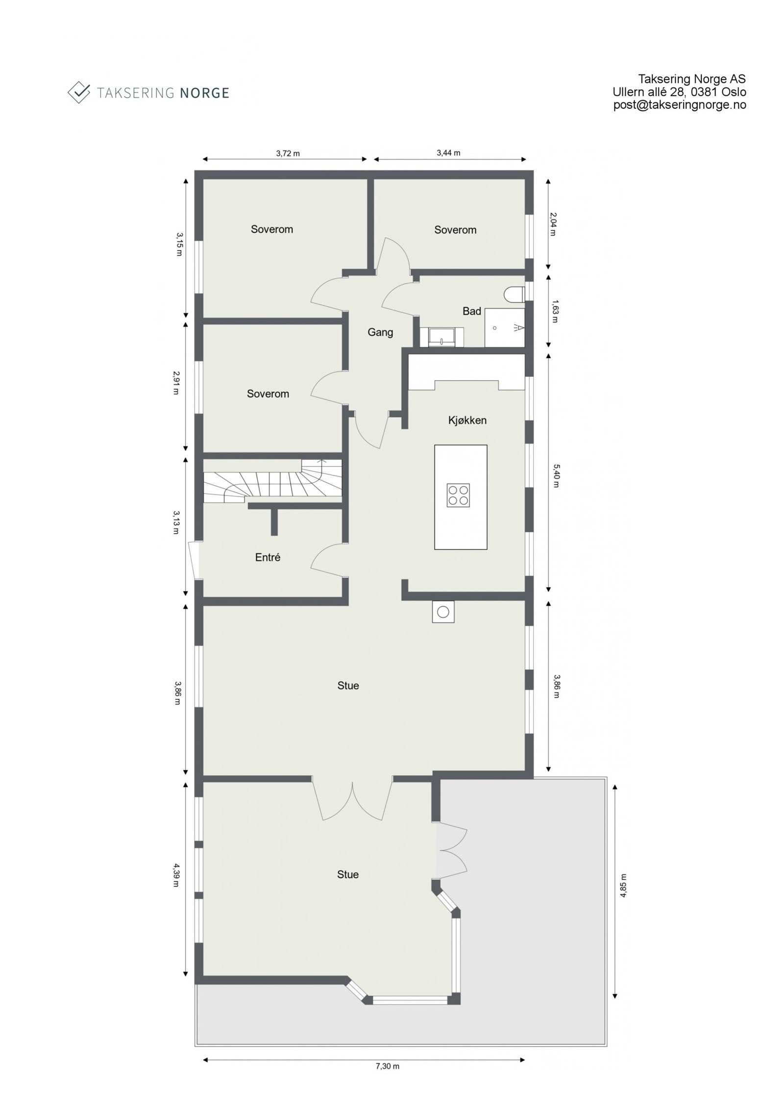 Plantegning 1.etasje Galleribilde