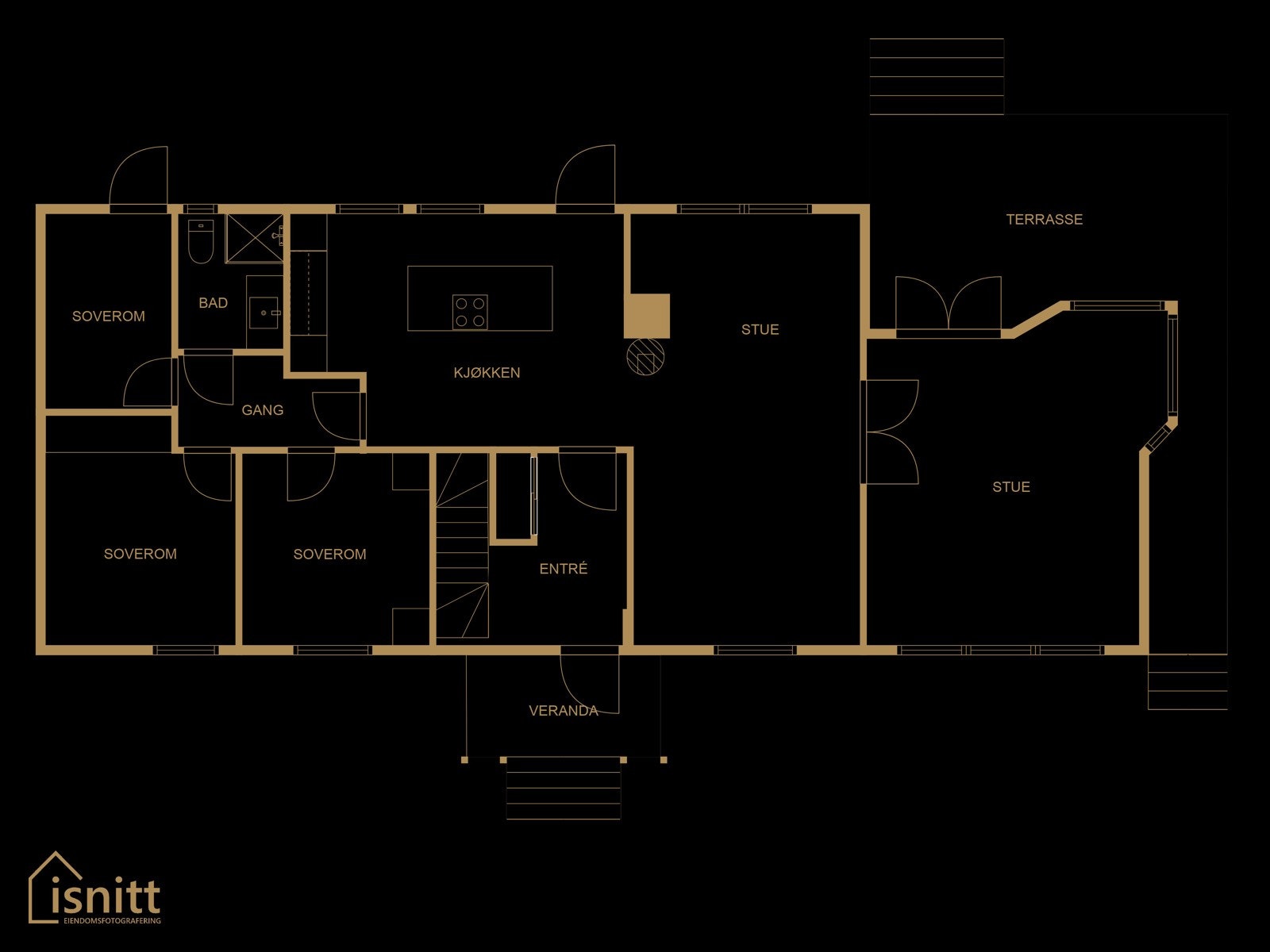 Plantegning 1.etasje Galleribilde