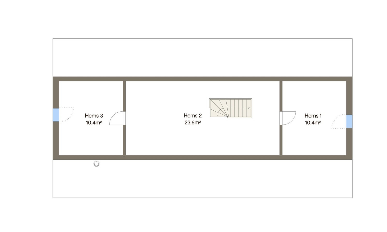 Planløsning hems Vy 23ATHS Galleribilde