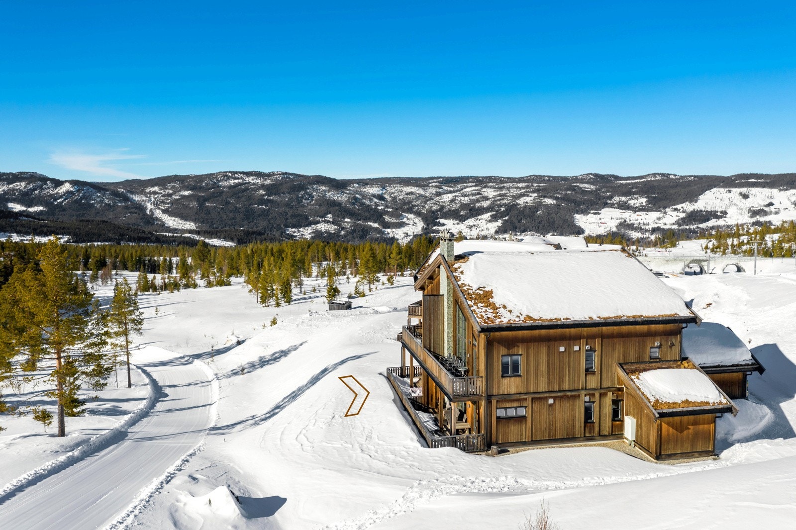 Nesfjellet Alpin tilbyr velpreparerte bakker i alle vanskelighetsgrader. Galleribilde