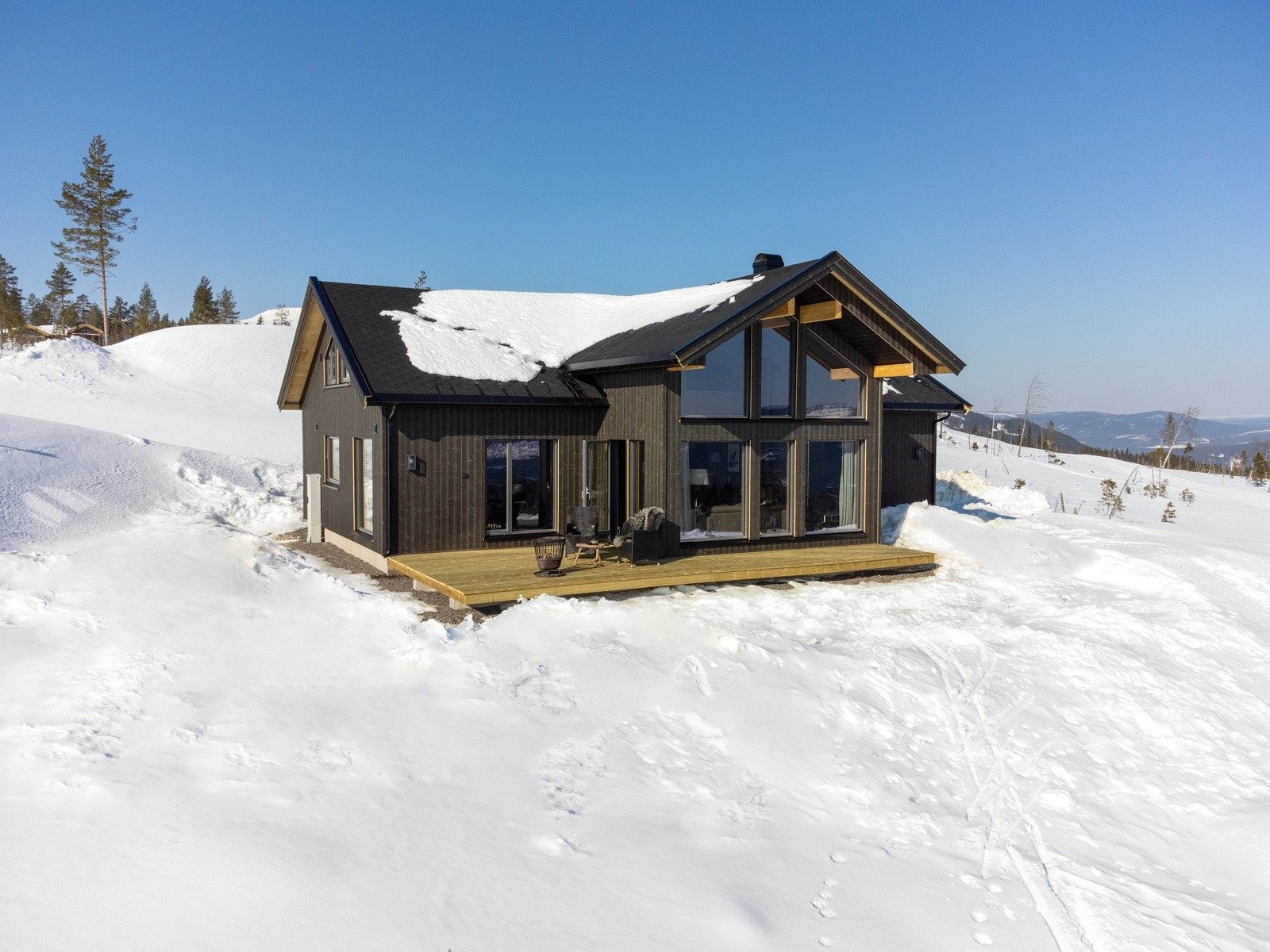 Velkommen - Nyoppført og rålekker fritidshytte beliggende på attraktive Mosetra! Galleribilde