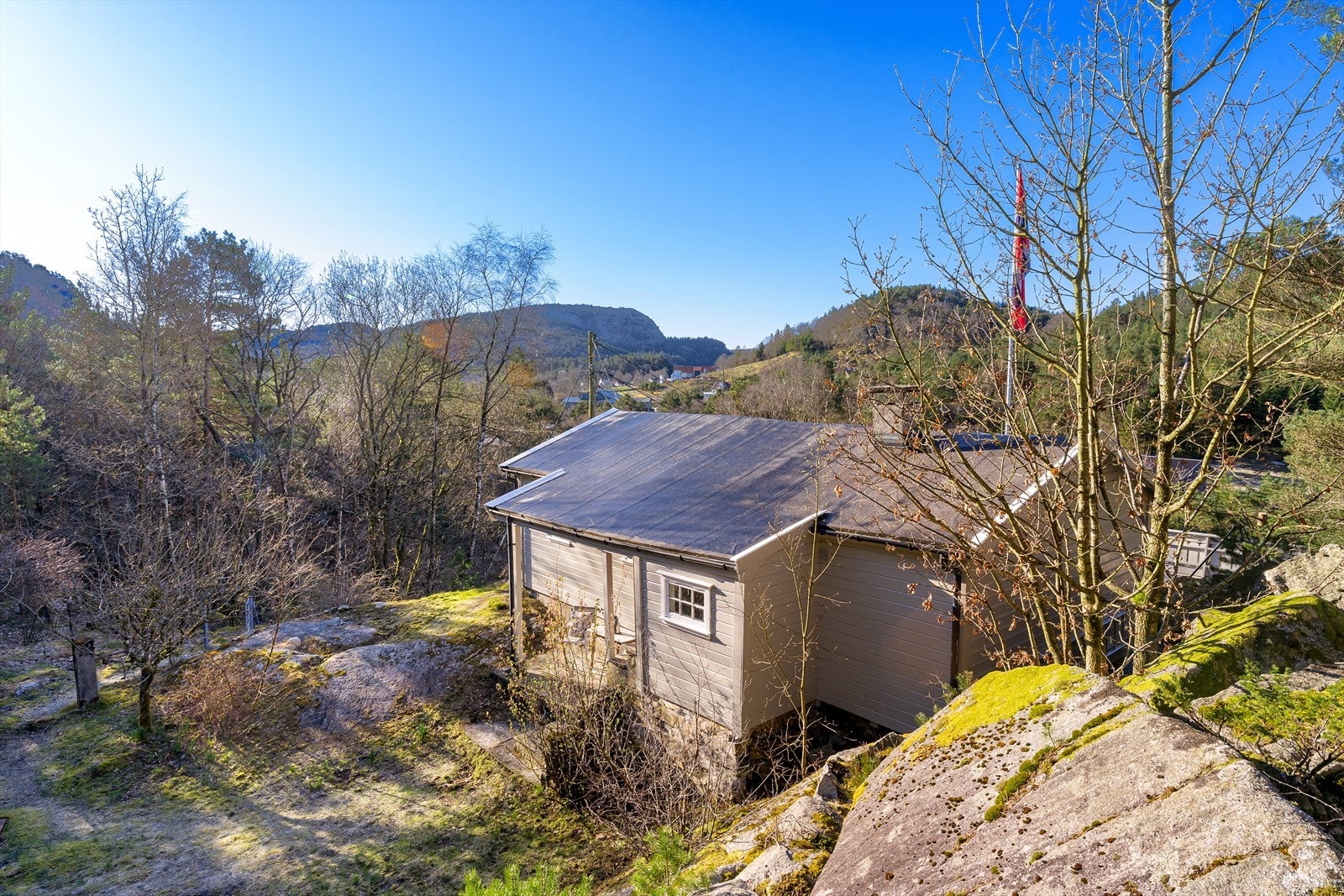 Fint beliggende i terrenget. Galleribilde