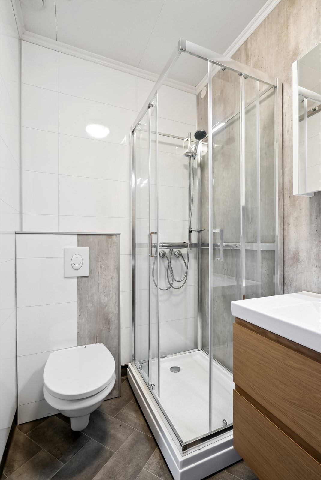 Badet i utleiedelen har også gulvvarme Galleribilde