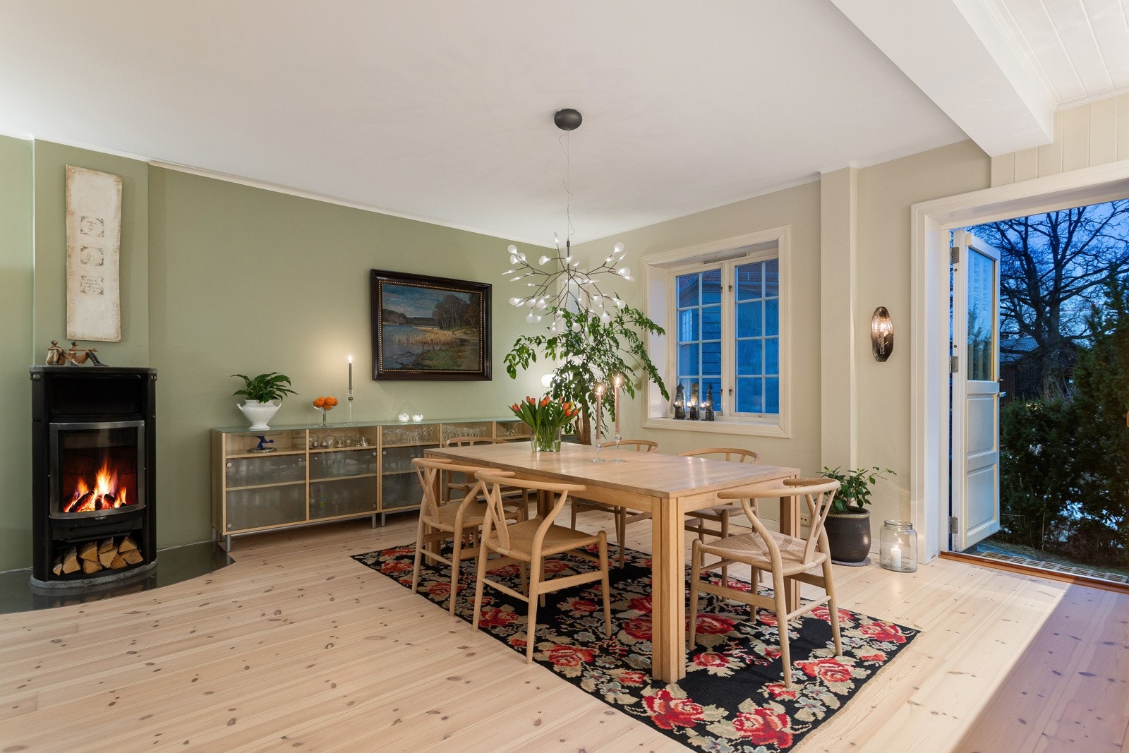 Kveldsstemning. Galleribilde