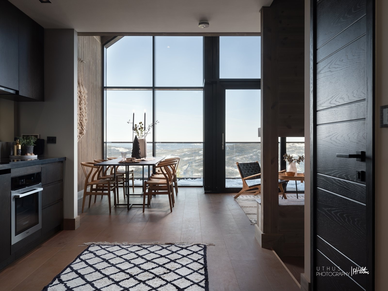 Tilbake til utsikten før vi går ned i underetasjen. Galleribilde