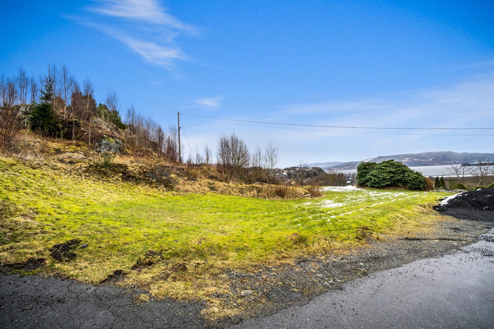 Tomten er forholdsvis flat Galleribilde