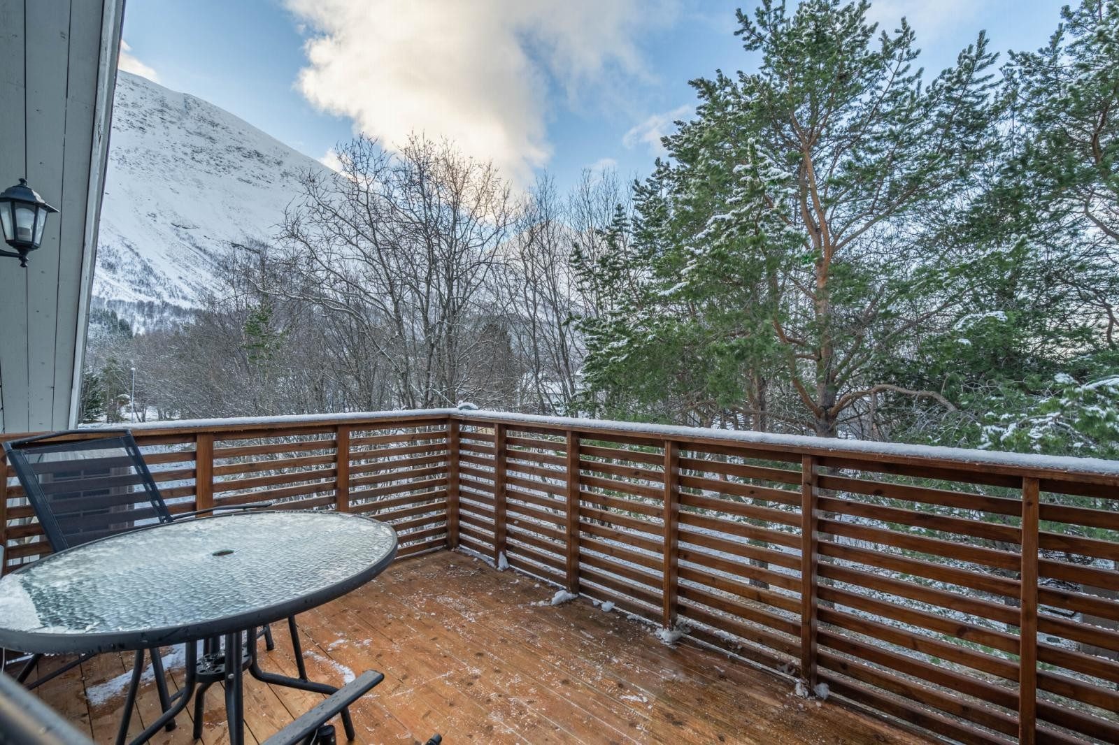 Her har du gode solforhold og fin utsikt!