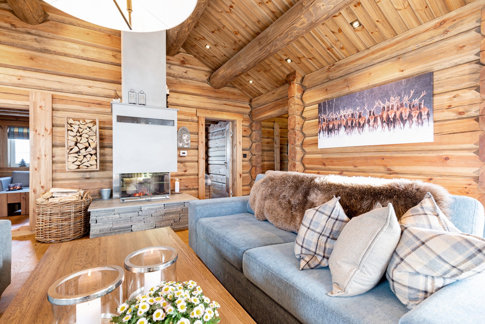 Bildet er av tidligere bygd hytte og kan avvike fra leveransen Galleribilde