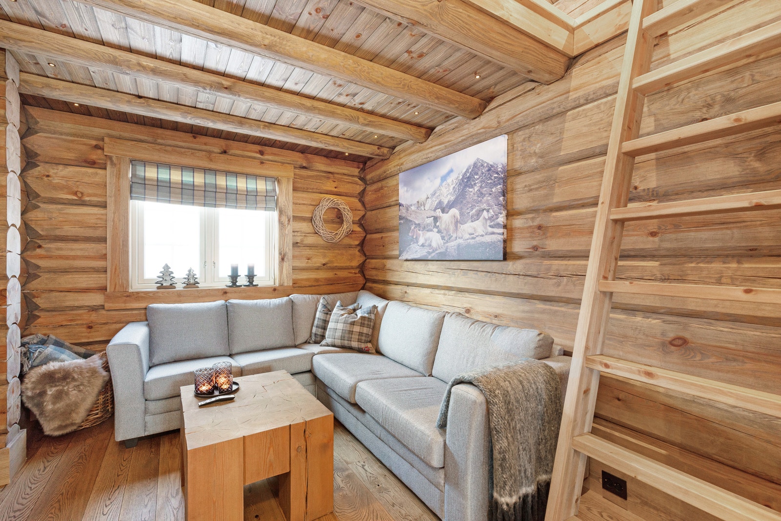 Bildet er av tidligere bygd hytte og kan avvike fra leveransen Galleribilde