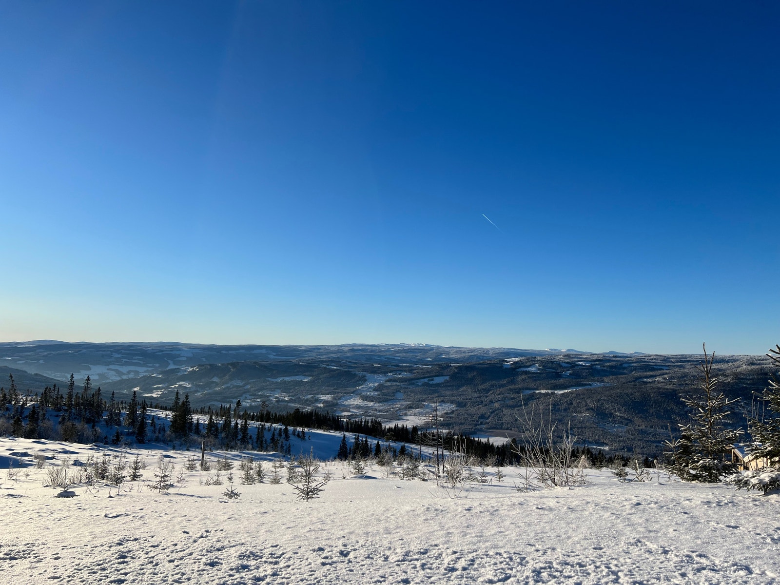 Bildet fra tomtefeltet på Bjørgesætra i Hafjell Galleribilde