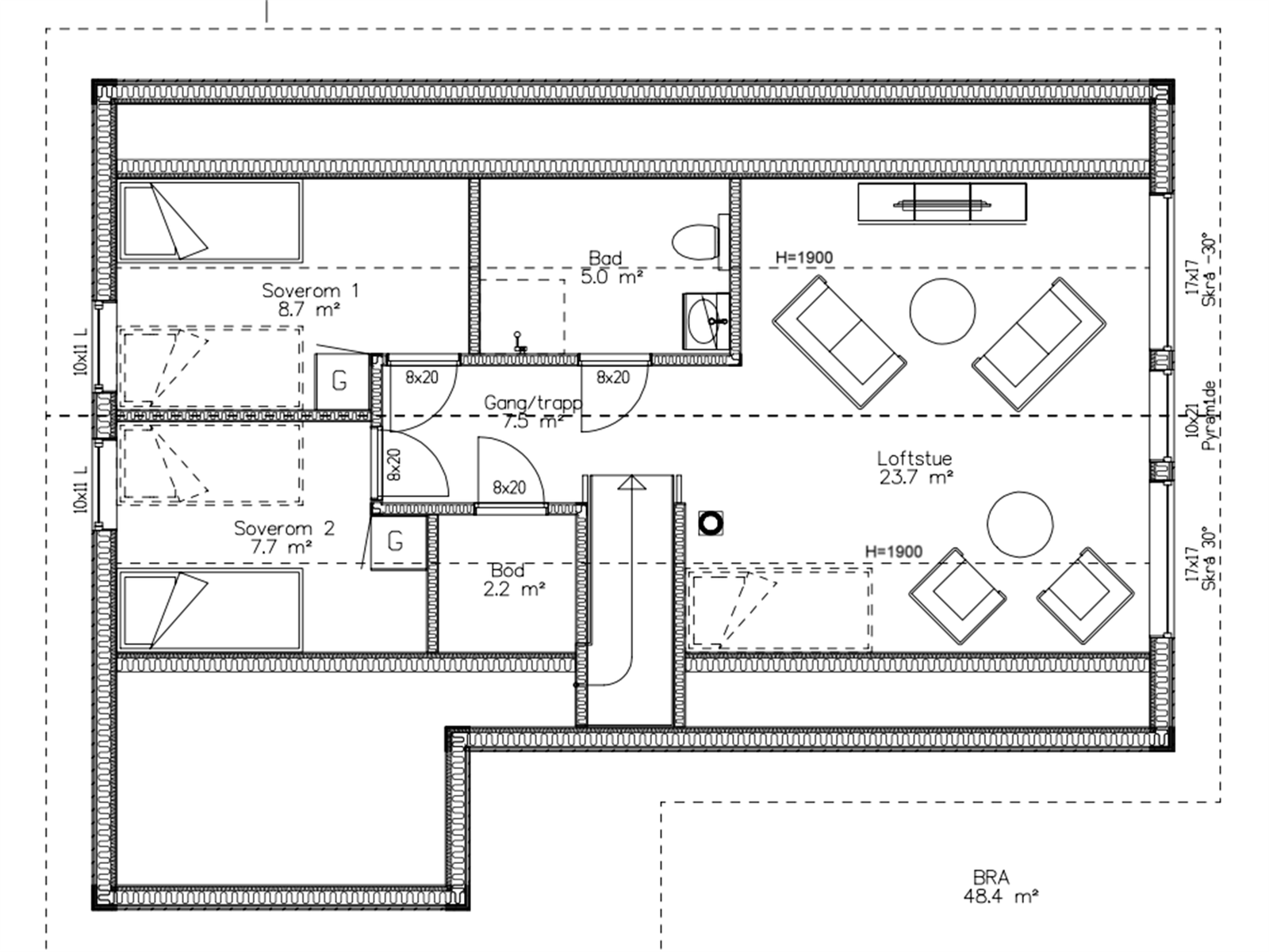 Plantegning Galleribilde