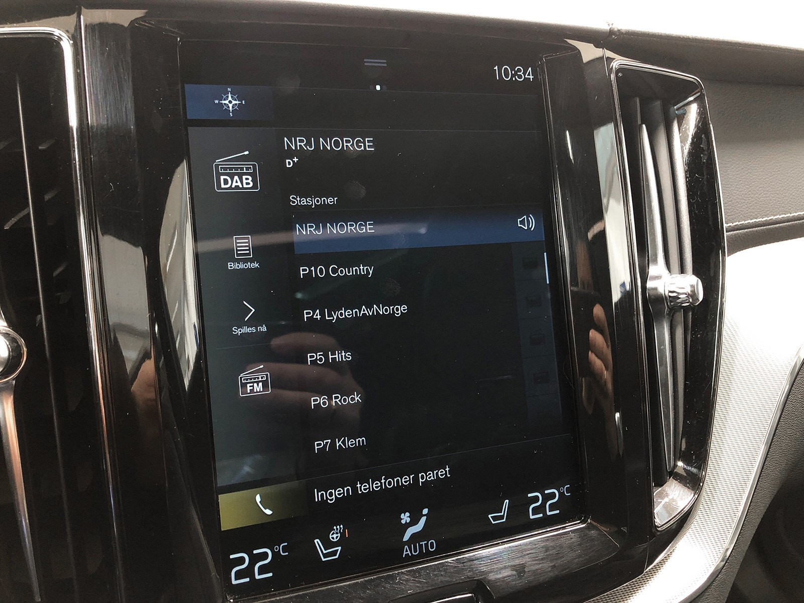 Orginalt montert Dab+ radio