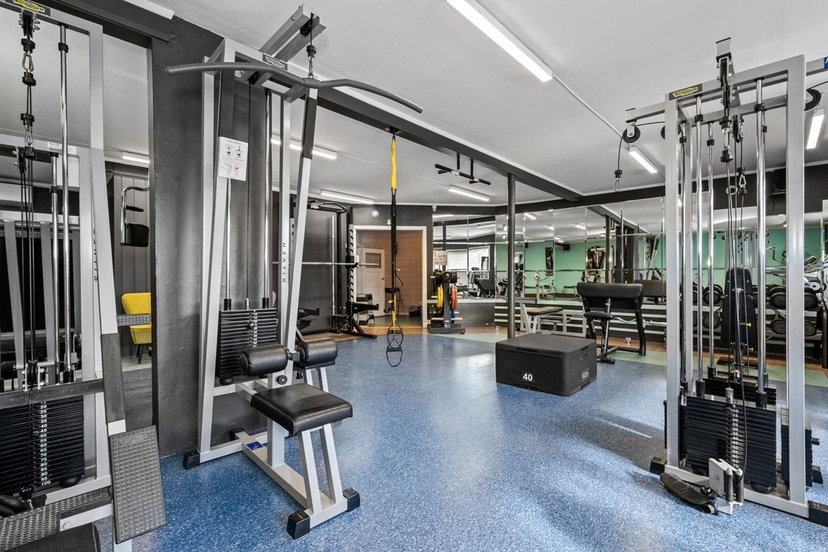 Treningssenteret er populært med mange medlemmer. Galleribilde