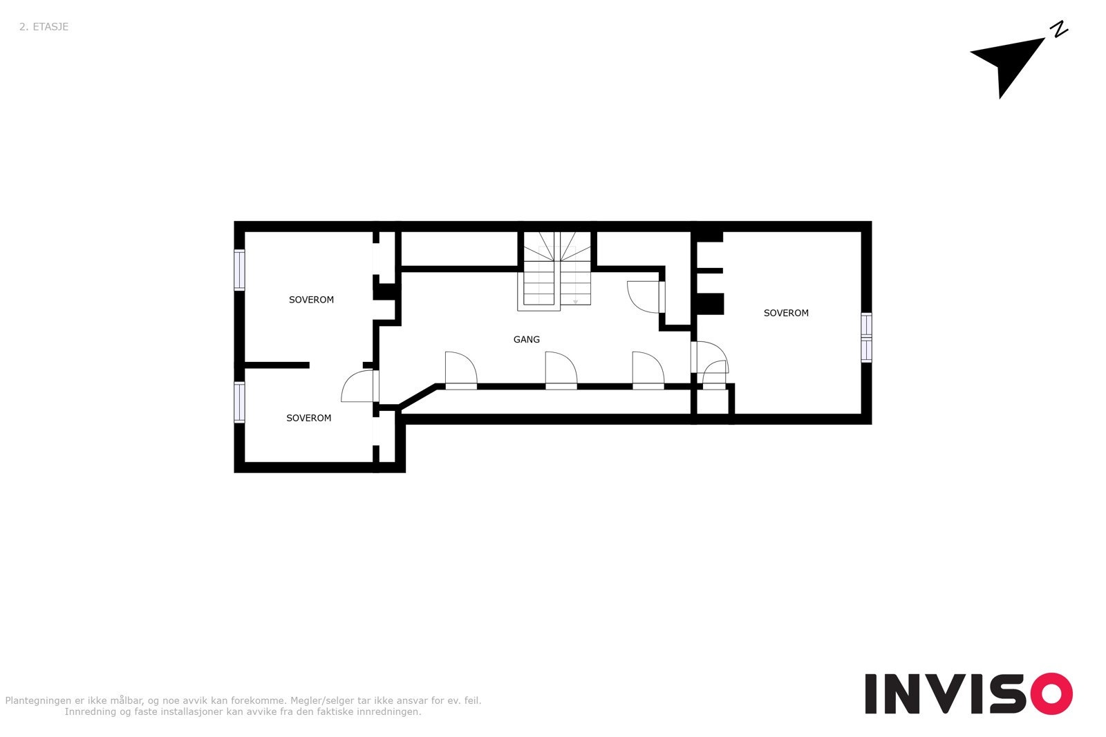 Plantegning loft. Galleribilde