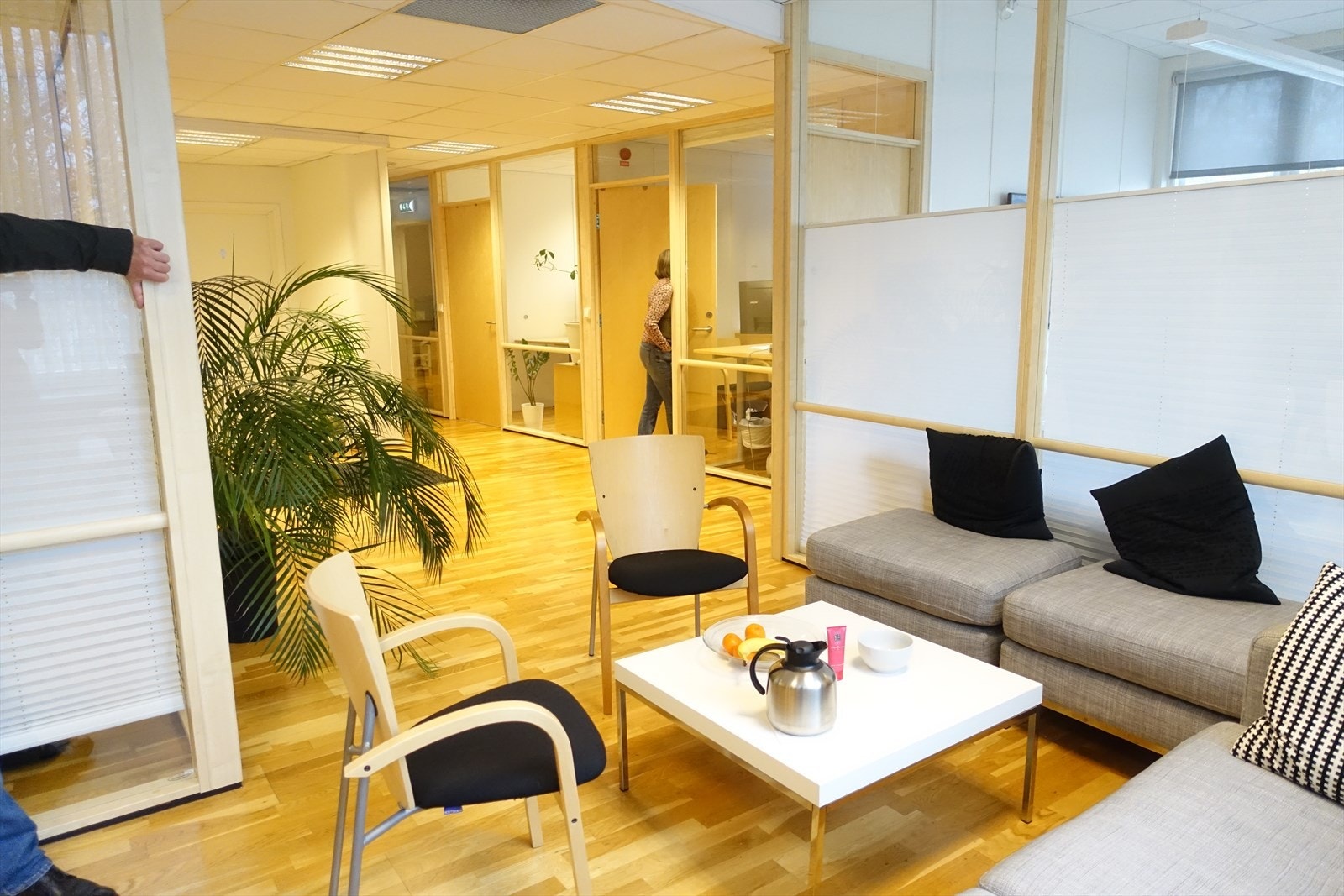 Sosial sone midt i arealet Galleribilde