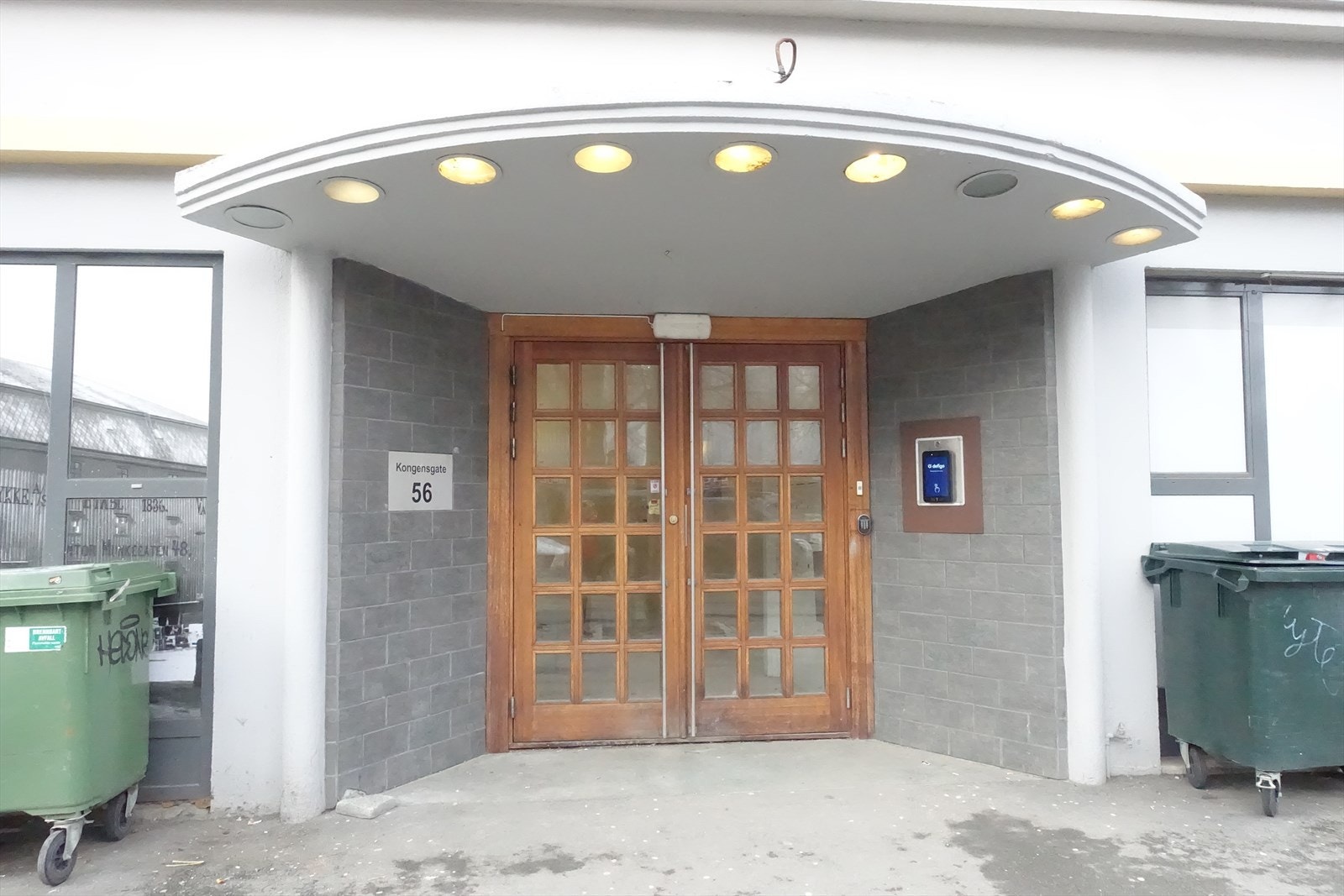 Inngangsparti gateplan Galleribilde