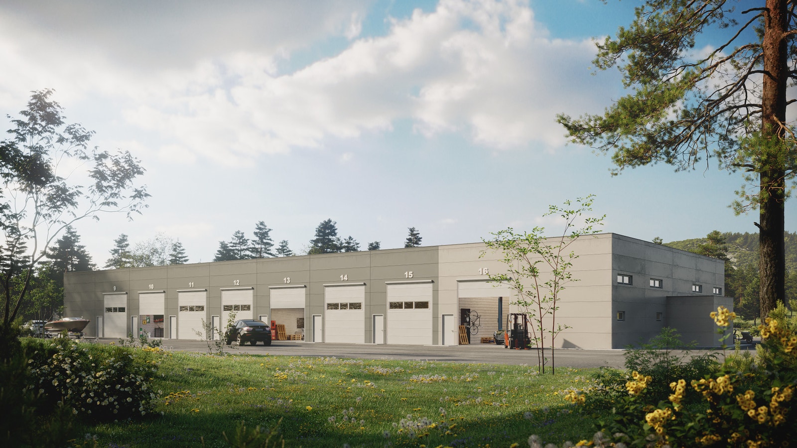 Som eier disponerer du og innreder lokalene etter eget ønske, og lokalene er tilgjengelige 24/7. Galleribilde