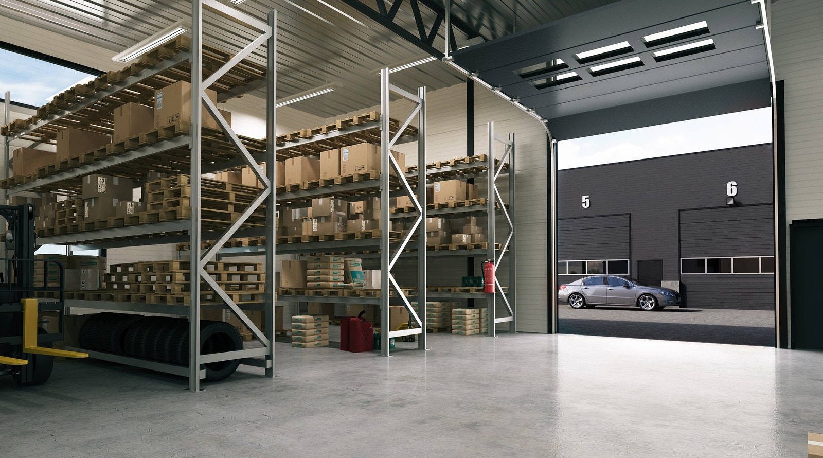 Seksjonene har mange bruksområder og er godt egnet for både privatpersoner og bedrifter. Galleribilde